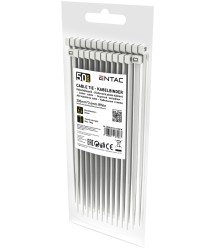 Kábelkötegelő 3,6*200mm fehér