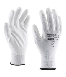 Kesztyű A120 fehér mártott 6-os