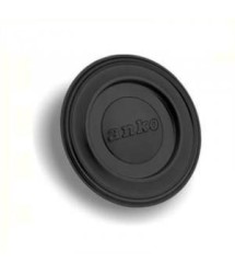 Füstcső 150 mm falhüvely fekete