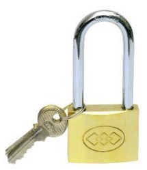 Lakat kinai réz 38mm hosszú kengyeles 