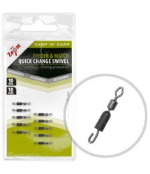 Carp Zoom Feeder és match gyorskapocs, #10, 10 db (cz6484)