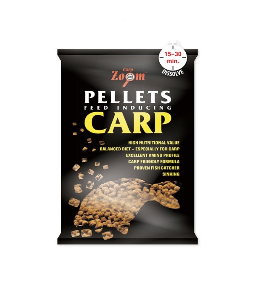 Carp Zoom Pontyozó etetőpellet, 3 mm, natúr, 800 g (cz7286) Carp Zoom Pontyozó etetőpellet, 3 mm, natúr, 800 g (cz7286)