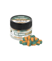 Carp Zoom Feeder Competition Duo Dumbel Wafters horogcsali, o10x14 mm, squid, sárgabarack, 15 g (cz3244)