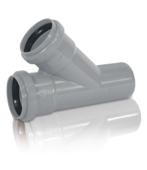 PVC lefolyó ág 63/63*45°