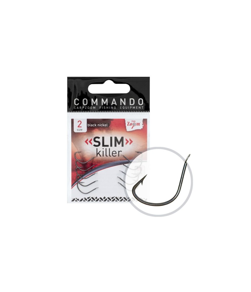 Carp Zoom Slim killer horog, #2, 10 db (cz4893) Carp Zoom Slim killer horog, #2, 10 db (cz4893)