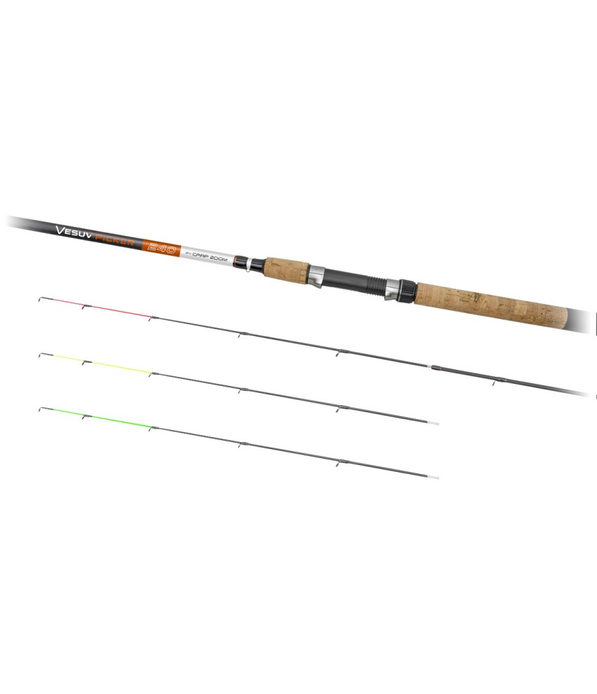 Carp Zoom Vesuv Picker horgászbot, 240 cm, 5-15 g, 2+3 részes (cz3886) Carp Zoom Vesuv Picker horgászbot, 240 cm, 5-15 g, 2+3 részes (cz3886)