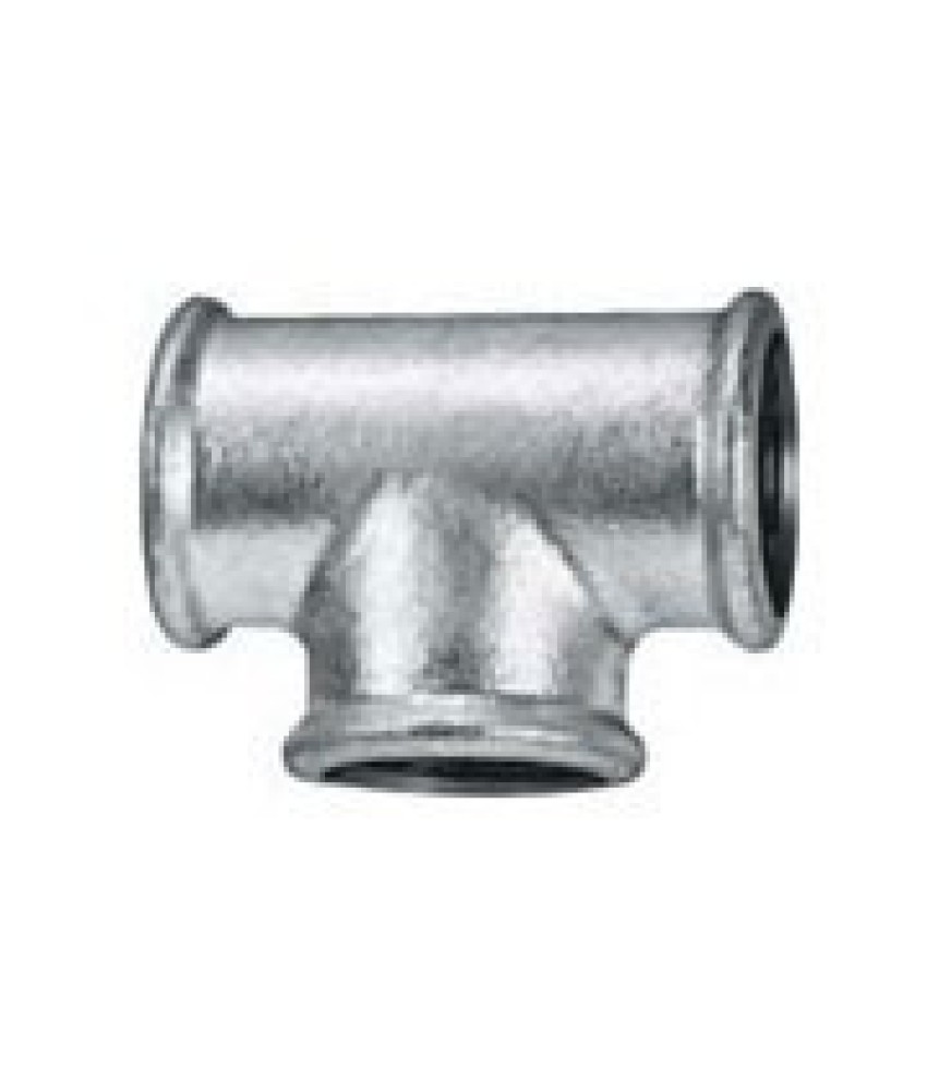 Horganyzott T idom 1˝ belső menettel Horganyzott T idom 1˝ belső menettel