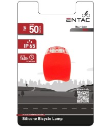 Entac Biciklilámpa 1 db Plasztik Piros