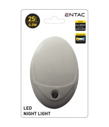 Entac Éjjeli Fény 0.5W Ovális WW Fehér