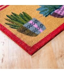 Lábtörlő festett kókusz 40*60cm-növény mintával Lábtörlő festett kókusz 40*60cm-növény mintával