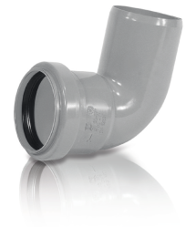 PVC lefolyó könyök 40*90°