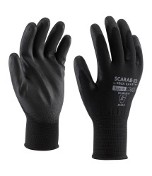 Kesztyű A120 fekete mártott 8-as