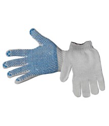 Kesztyű cérna 1 oldalán pöttyös