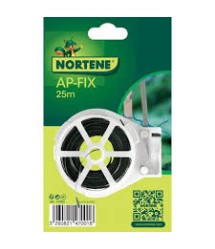 Nortene kötözőszál műanyag bevonatos vágó csipesszel 25m