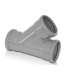 PVC lefolyó ág 110/110*45° 