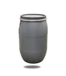 Hordó műanyag 120L mézes szürke bilincses