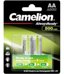 CAMELION AlwaysReady Solar NI-MH újratölthető akkumulátor HR6/AA/800mAh-BP4