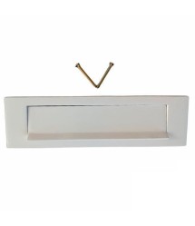 Levélbedobó 240x70 fehér