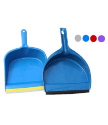 Szemeteslapát, gumis, nyélre patintható