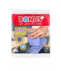 Bonus Uni kendő 38x38cm 3 darabos Bonus Uni kendő 38x38cm 3 darabos