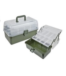 Carp Zoom Praktikus horgászláda tálcákkal, 36,8x21,4x20 cm (cz7849)