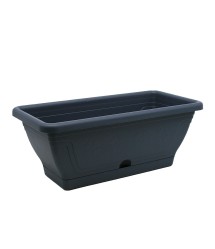 Dísz balkonláda+alj 40cm antracit