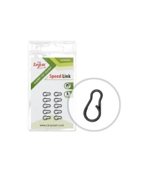 Carp Zoom Gyorskapocs szerelékkészítéshez, L (13,5x5), 20 db (cz1977)