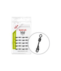 Carp Zoom Bojlis biztonságigyorskapocs, #4, matt fekete, 10 db (cz2042)