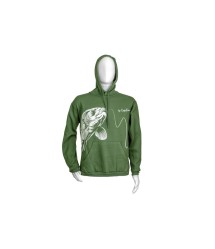 Carp Zoom Pontyos kapucnis pulóver, XXL, zöld (cz1585) Carp Zoom Pontyos kapucnis pulóver, XXL, zöld (cz1585)