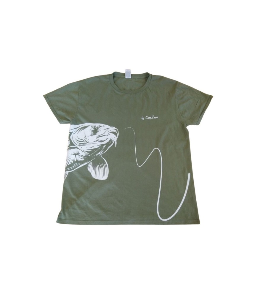 Carp Zoom Pamut póló, M, zöld (cz6109) Carp Zoom Pamut póló, M, zöld (cz6109)