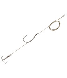 Carp Zoom Predator-Z Fonott harcsázó előke #8/0 horog, #5/0 hármas horog, 1 db (cz5546)