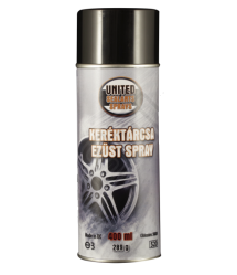 Keréktárcsa ezüst spray 400 ml United