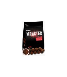 Haldorádó monster hard boilie 24mm - fűszeres máj 700g Haldorádó monster hard boilie 24mm - fűszeres máj 700g