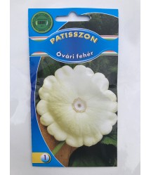Óvári fehér patisszon vetőmag, 3g