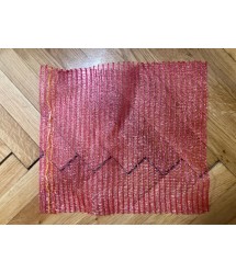 Zsák 26*39 piros (kis 5kg-os) fényes hatású 