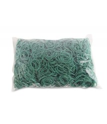 Gumigyűrű 30 mm-es átmérő 1,5 mm vastag 1 Kg - Zöld