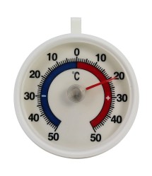 Analóg hűtő és fagyasztó hőmérő - műanyag