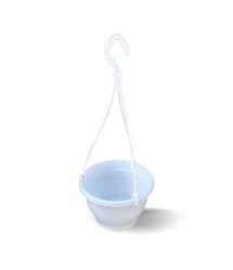 Akasztós kaspó 23 cm fehér
