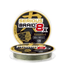 Carp Zoom Serious 8X fonott zsinór, o 0,17 mm, 120 m, 10,67 kg, zöld (cz0403)