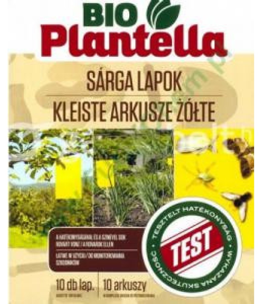 BIOPLANTELLA Sárga lapok A/4 10db/csom BIOPLANTELLA Sárga lapok A/4 10db/csom
