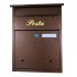 Postaláda Praktik 280*380*80 antik bronz